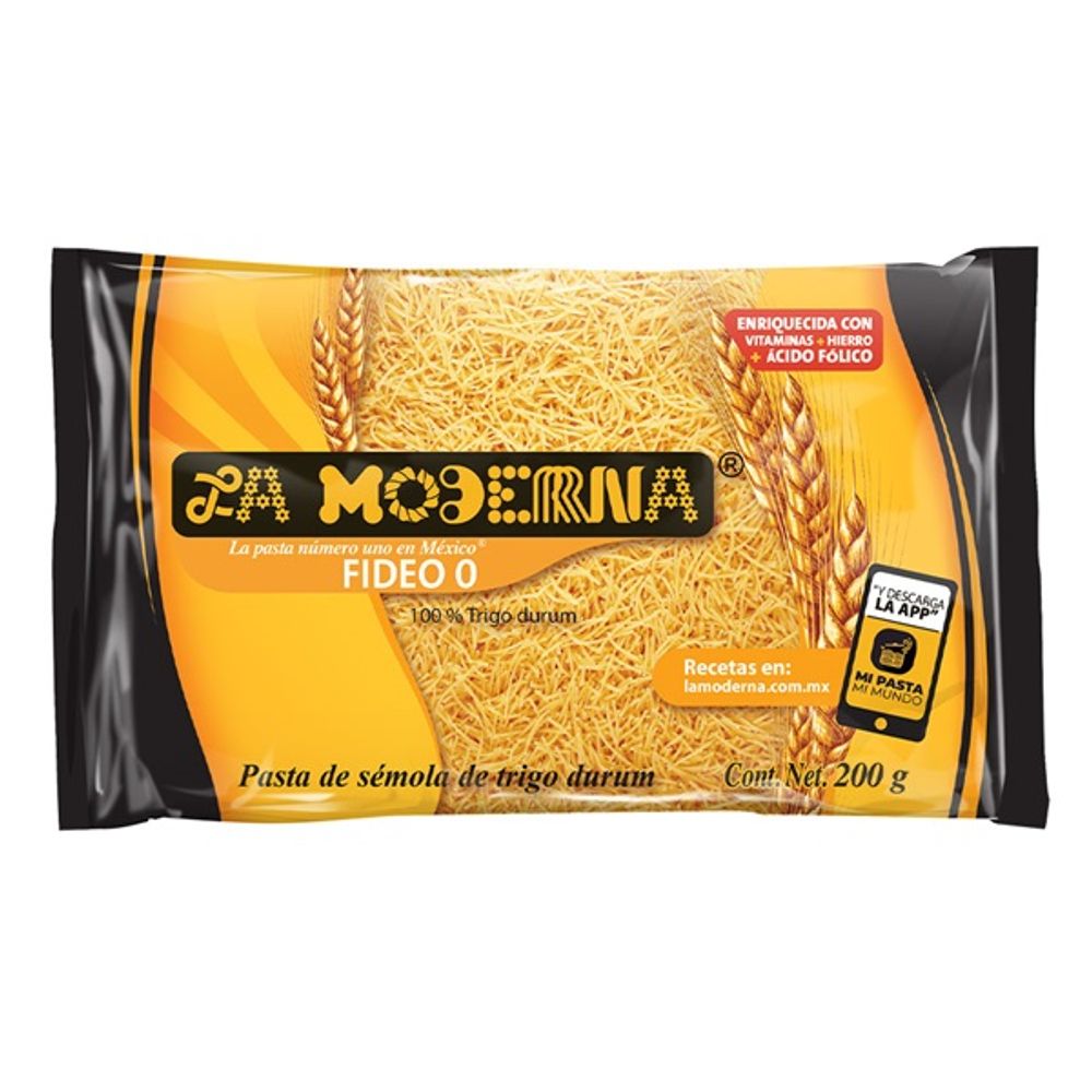 Pasta Fideo 0 200g La moderna