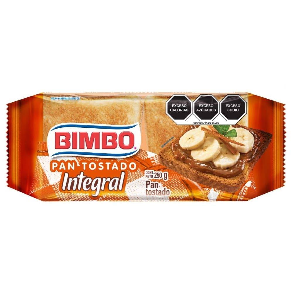 Pan tostado Integral 250g Bimbo