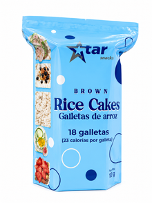 Galletas de arroz 18 pz Brown