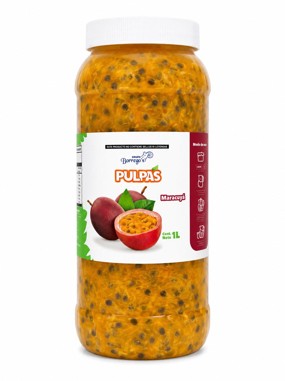 Pulpa de Maracuyá 800 ml.