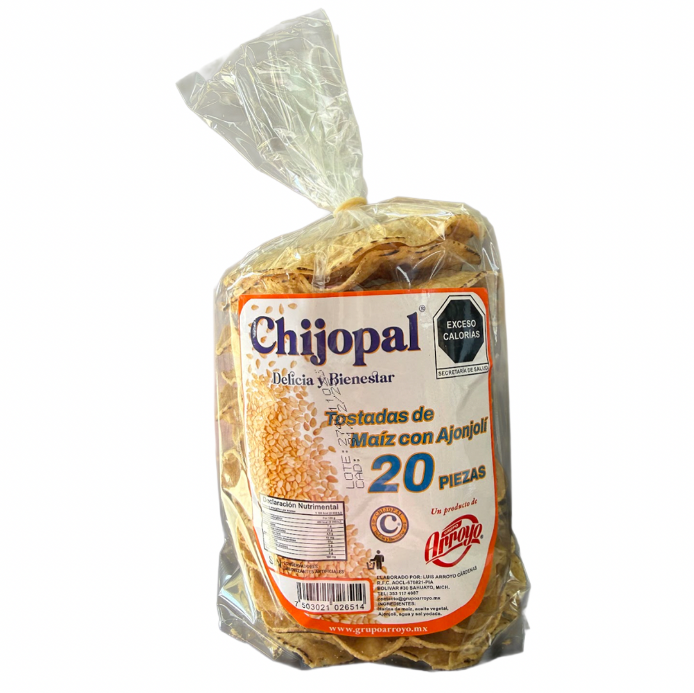 Tostadas ajonjoli Arroyo