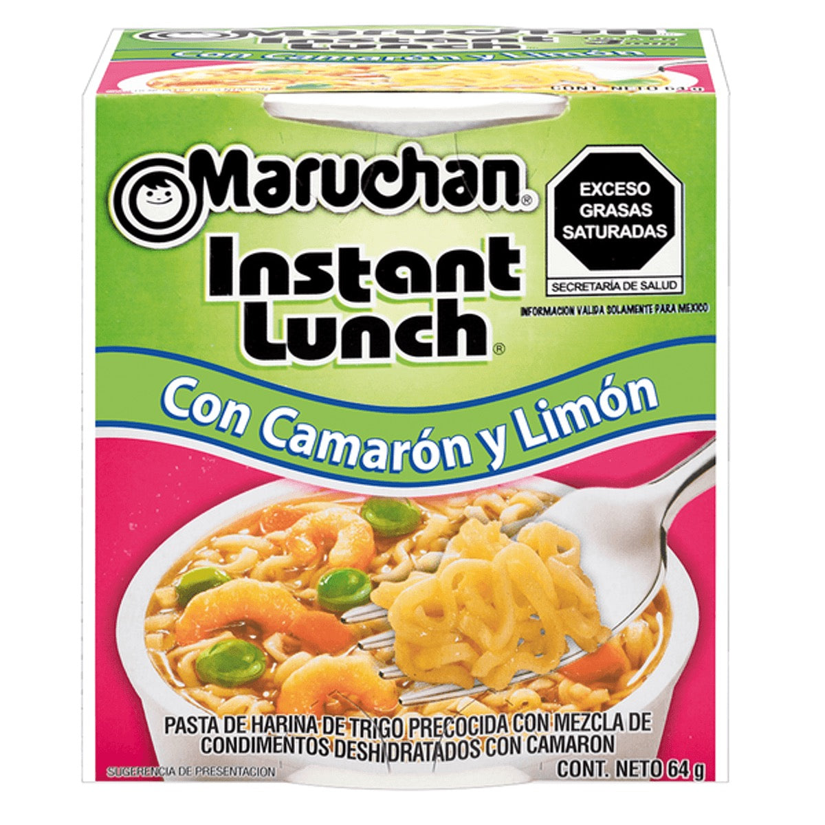Maruchan Camarón y Limón 64g