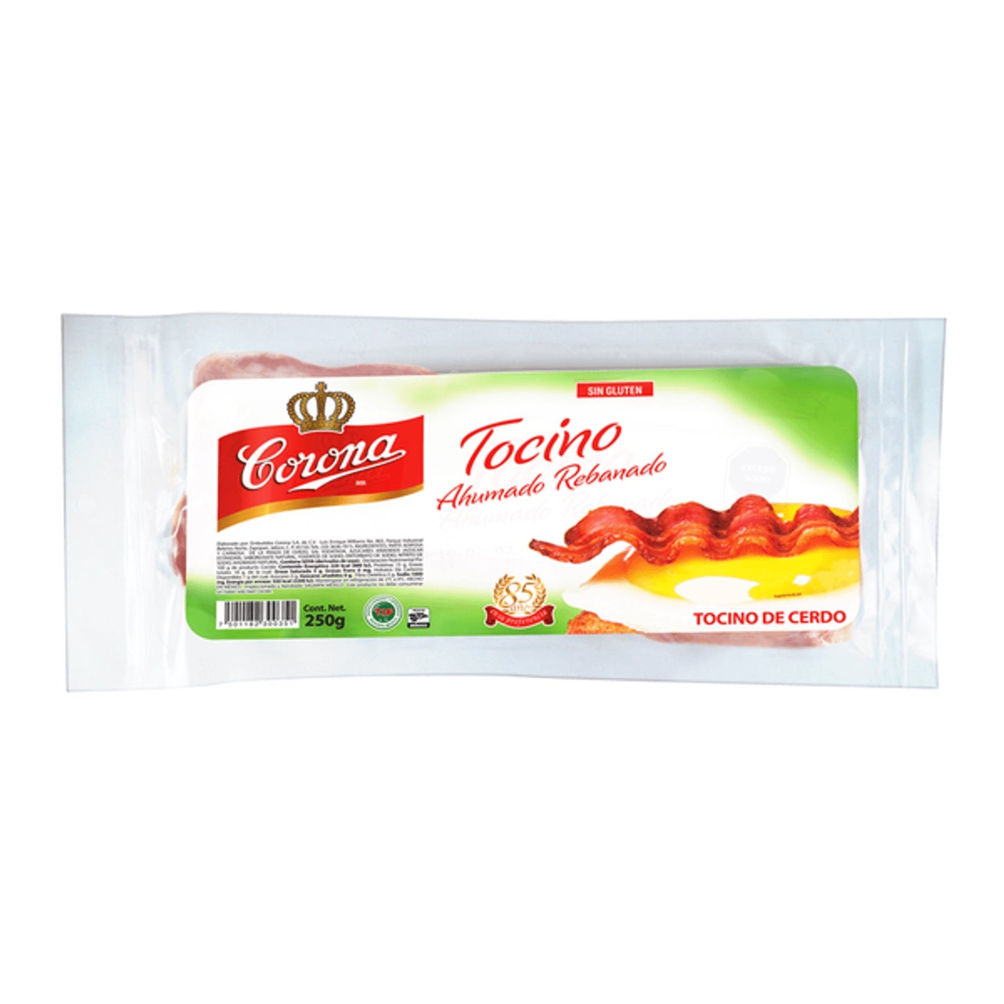 Tocino ahumado 250g Corona