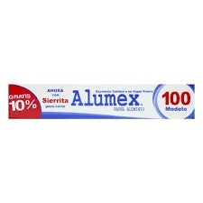 Papel aluminio Alumex 100m