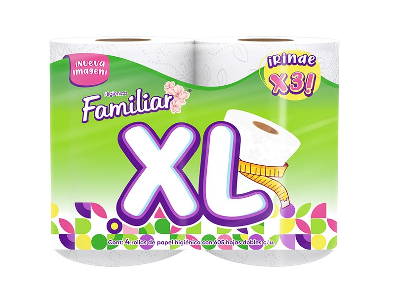 Papel higienico 500 hojas Familiar XL