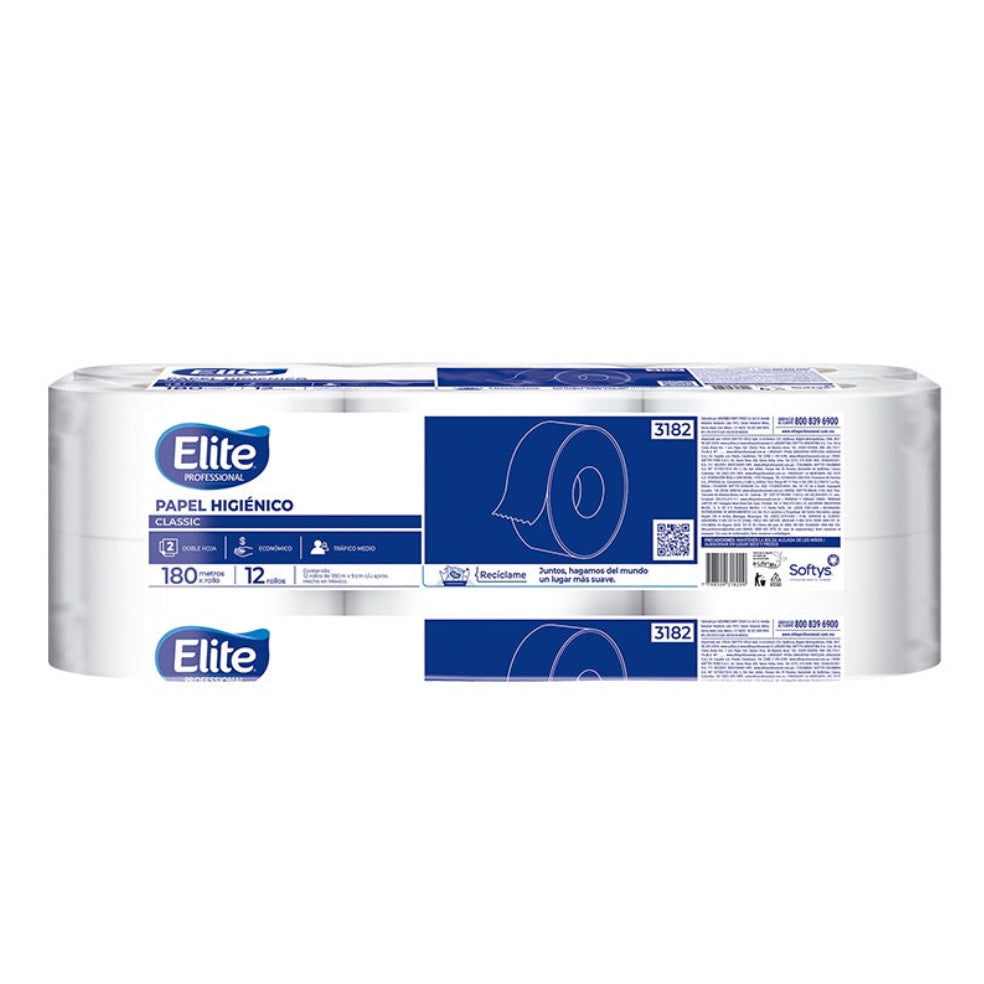 Papel higiénico Elite 180 mts