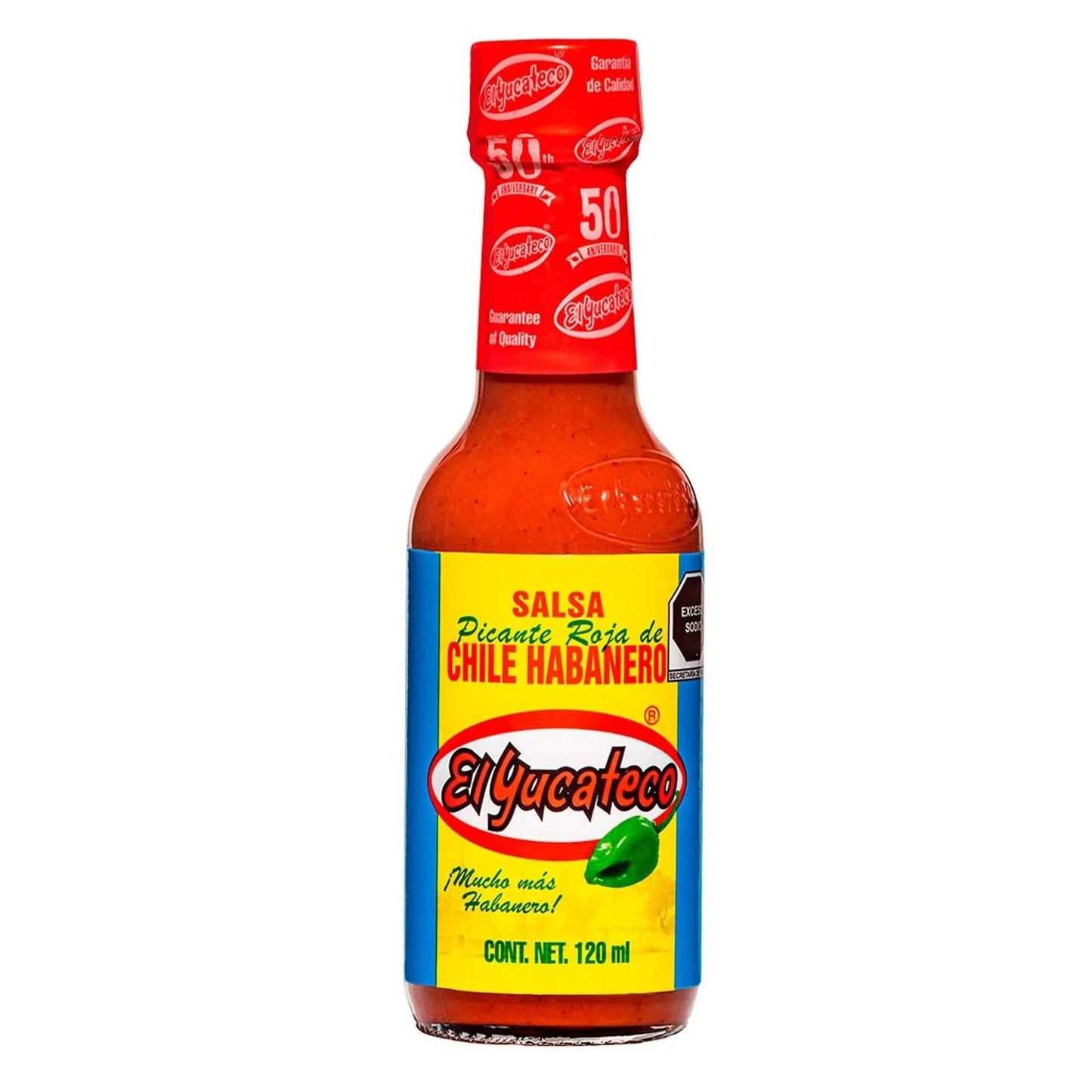 Salsa habanero roja 150 ml El Yucateco