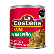 Jalapeños Rajas 240g La Costeña