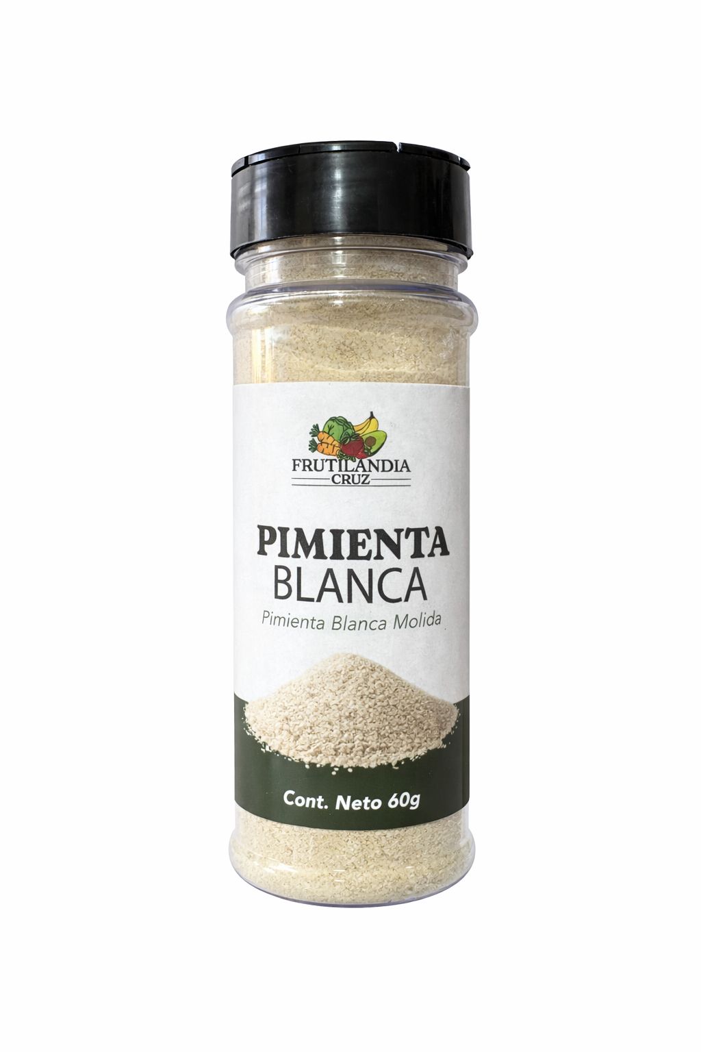 Pimienta Blanca  Molida Frasco