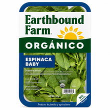 Espinaca Baby Orgánica Earthbound 142g